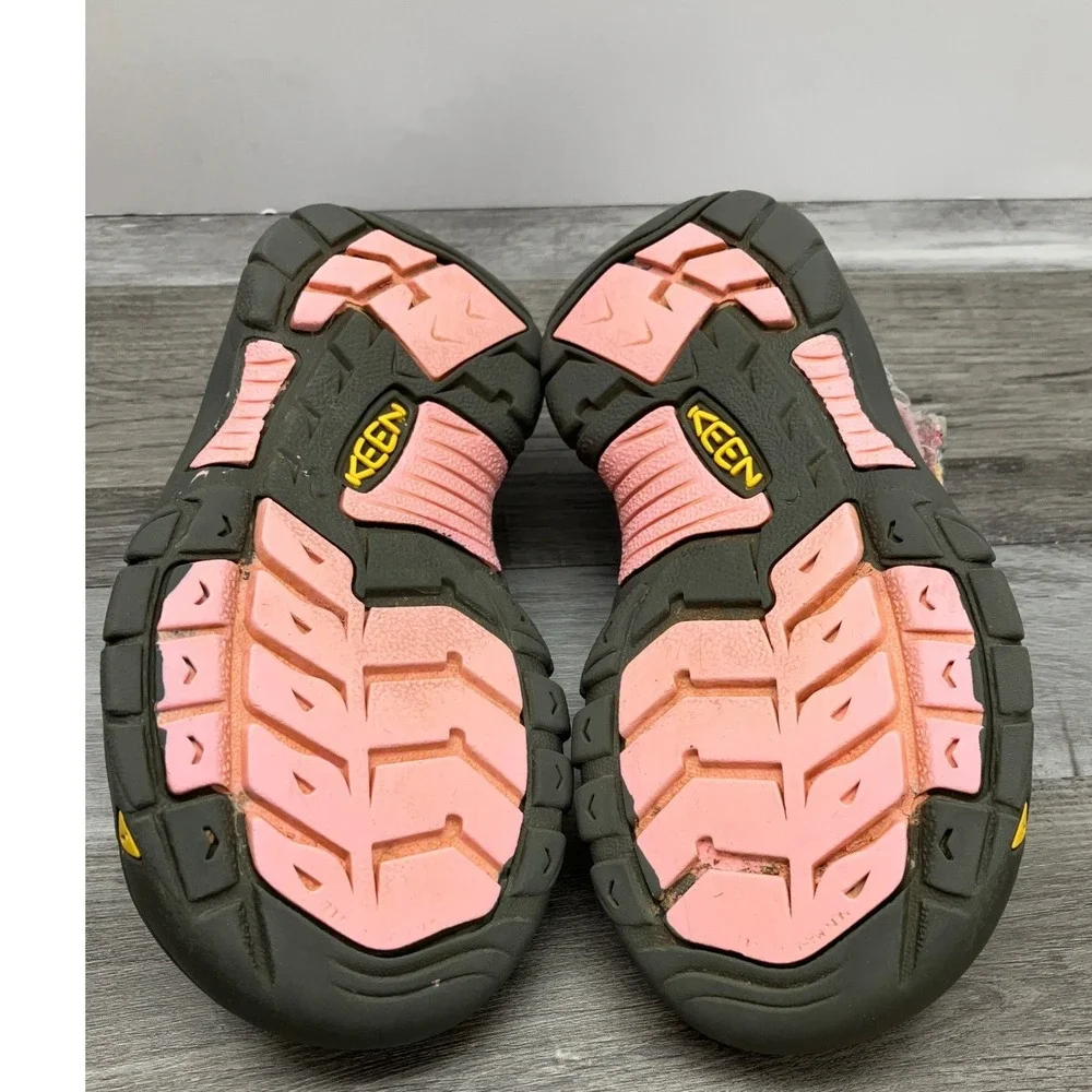 KEEN Newport H2 Kids Pink Striped Washable Water Sandals Size 10 US 1014935 - Picture 6 of 7